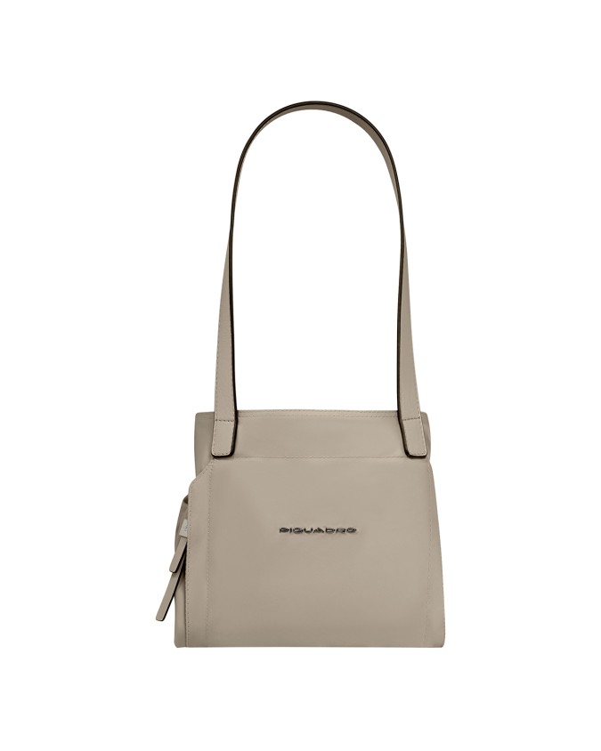  Piquadro - Borsa donna porta pc 15,6" in pelle e tessuto