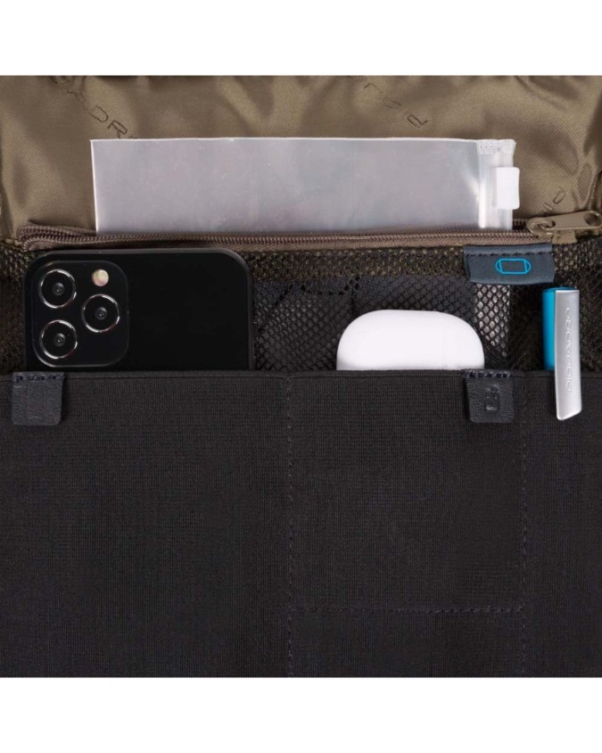  Piquadro - Borsello grande porta iPad® in tessuto riciclato