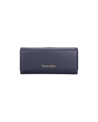  Braccialini - Portafoglio donna continental in pelle Basic