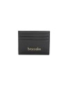 Braccialini - Porta carte di credito in pelle con logo Basic