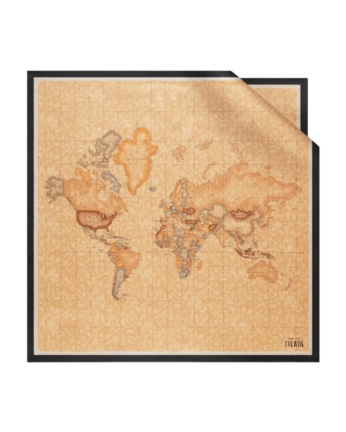  Alviero Martini Prima Classe - Foulard grande in seta Geo