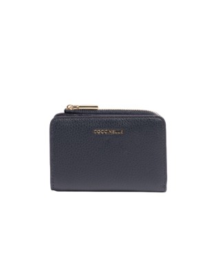  Coccinelle – Portafoglio mini in pelle Metallic Soft