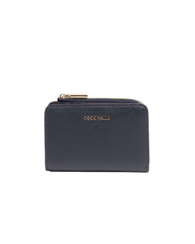  Coccinelle – Portafoglio mini in pelle Metallic Soft