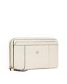 Piquadro - Women's 4-gusset leather wallet with a zipper