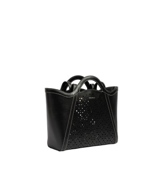 Coccinelle - Borsa a mano e a spalla in pelle traforata Amalia 2