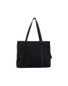 Nannini - Shopping shoulder bag with double handles made of nylon and Liberty print leather