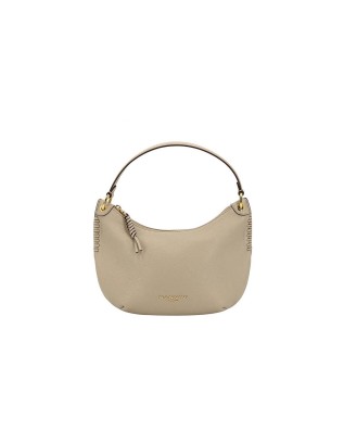  Nannini - Borsa a spalla in pelle piatta con tracolla Yara