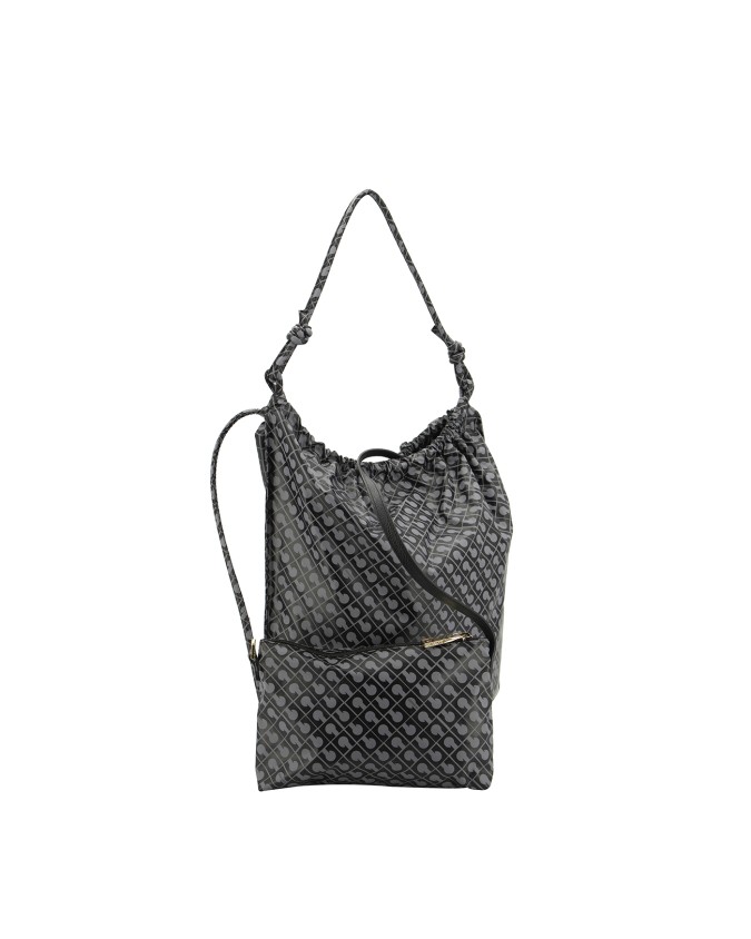 Gherardini - Borsa a spalla Hobo media in tessuto softy
