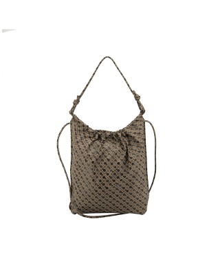 Gherardini - Borsa a spalla Hobo Tg. M con tracolla in tessuto Softy