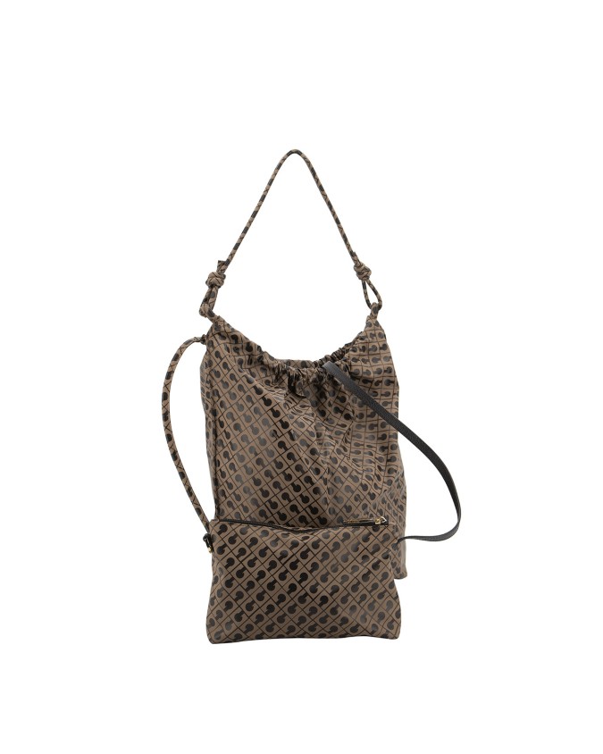 Gherardini - Borsa a spalla Hobo media in tessuto softy