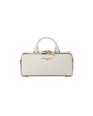 Nannini - Keira Rectangular Leather Handbag with Shoulder...