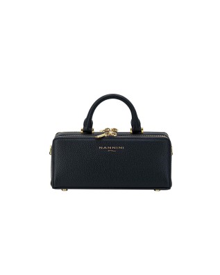 Nannini - Keira Rectangular Leather Handbag with Shoulder...