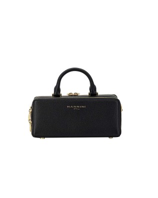 Nannini - Rechteckige Handtasche aus Leder mit...