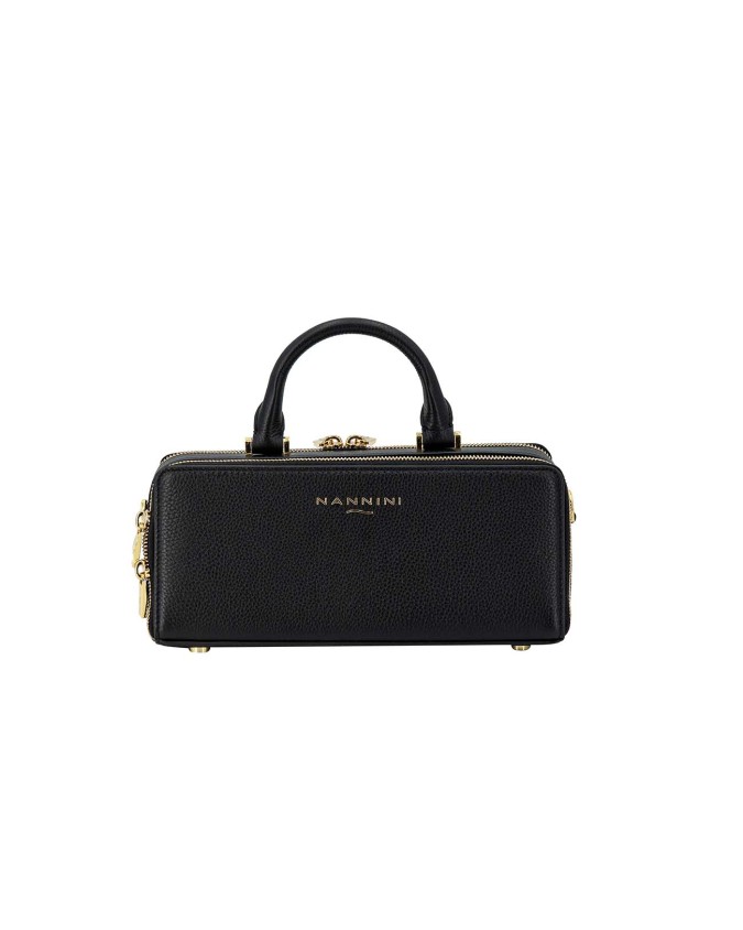  Nannini - Borsa a mano in pelle rettangolare con tracolla Keira