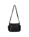 Nannini – Small Shoulder Bag with Side Pockets in Nylon and