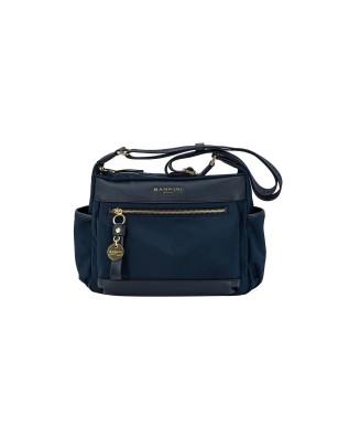 Nannini – Borsa a Tracolla Media con Tasche Laterali in Nylon