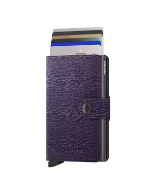  Secrid - Miniwallet in pelle e alluminio Crisple