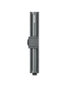 Secrid - Portafoglio mini donna porta carte in pelle e alluminio Carbon