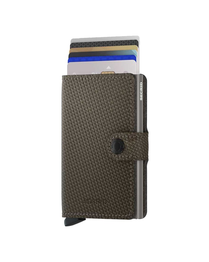  Secrid - Portafoglio mini donna porta carte in pelle e
