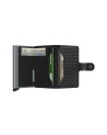 Secrid - Miniwallet in pelle e alluminio Cubic