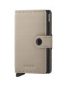 Secrid - Portafoglio piccolo in pelle e alluminio Miniwallet Matte