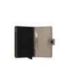 Secrid - Portafoglio piccolo in pelle e alluminio Miniwallet Matte