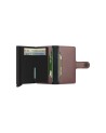 Secrid - Portafoglio piccolo in pelle e alluminio Miniwallet Matte