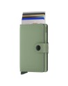 Secrid - Kleine Brieftasche aus Rindsleder und Aluminium Miniwallet Yard