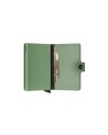 Secrid - Kleine Brieftasche aus Rindsleder und Aluminium Miniwallet Yard