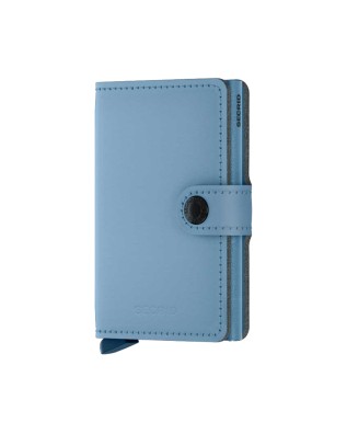 Secrid - Portafoglio piccolo in pelle vacchetta e alluminio Miniwallet Yard
