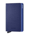 Secrid - Portafoglio sottile in pelle e alluminio Slimwallet Crisple