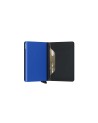 Secrid - Portafoglio sottile in pelle matte e alluminio Slimwallet Matte
