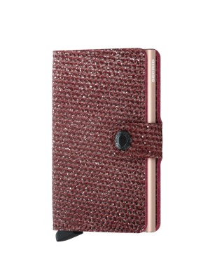 Secrid - Portafoglio in pelle e alluminio Miniwallet Sparkle