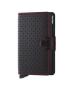 Secrid -  Small wallet made of perforated leather and aluminum: Miniwallet Perforate