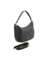 Nannini - Yara Flat Leather Shoulder Bag with Shoulder Strap