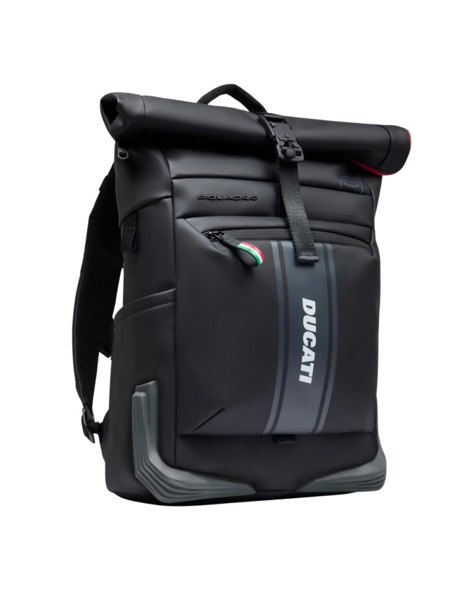  Piquadro x Ducati - Zaino roll-top porta pc 15.6'' in tessuto
