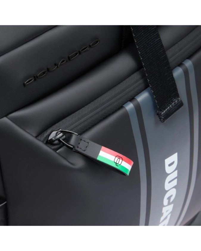  Piquadro x Ducati - Zaino roll-top porta pc 15.6'' in tessuto