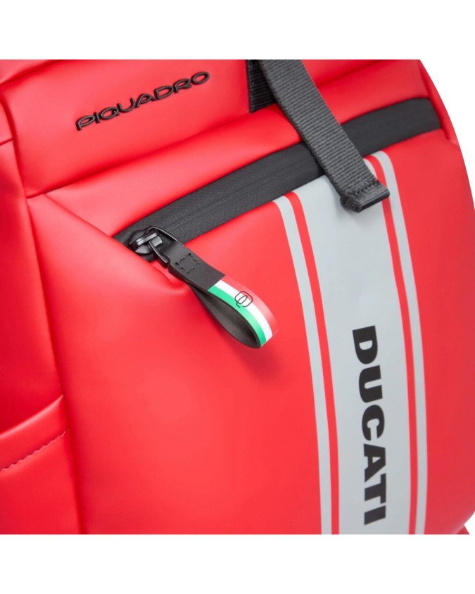  Piquadro x Ducati - Zaino roll-top porta pc 15.6'' in tessuto