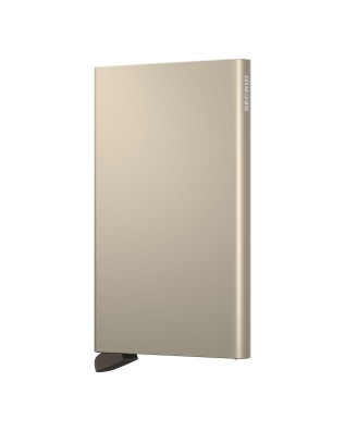 Secrid - Cardprotector in pelle e alluminio Powder - Beige