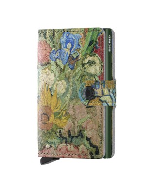  Secrid - Portafoglio in pelle e alluminio stampe Miniwallet Art