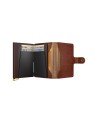  Secrid - Portafoglio piccolo in pelle e alluminio Miniwallet
