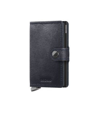 Secrid - Miniwallet Basco: Small Leather and Aluminum...