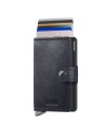 Secrid - Miniwallet Basco: Small Leather and Aluminum Wallet