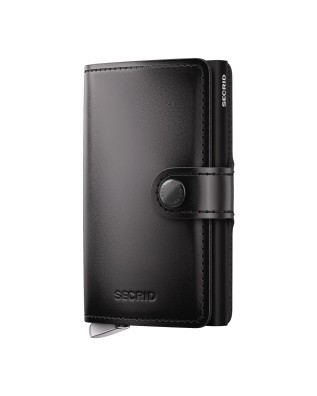  Secrid - Portafoglio in pelle e alluminio Premium Miniwallet