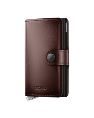  Secrid - Portafoglio in pelle e alluminio Premium Miniwallet