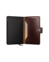 Secrid - Premium-Geldbörse aus Leder und Aluminium Miniwallet Dusk