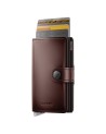  Secrid - Portafoglio in pelle e alluminio Premium Miniwallet