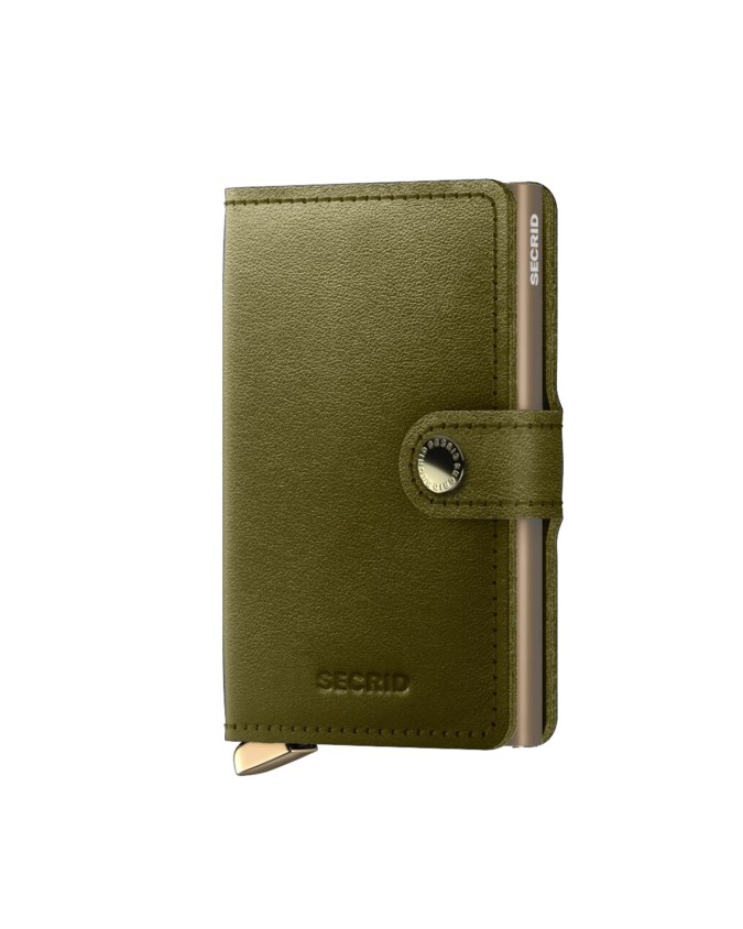  Secrid - Portafoglio in pelle e alluminio Premium Miniwallet