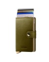  Secrid - Portafoglio in pelle e alluminio Premium Miniwallet