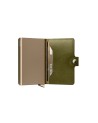  Secrid - Portafoglio in pelle e alluminio Premium Miniwallet